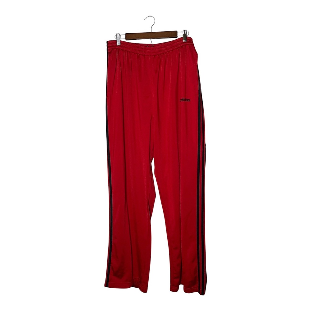 Adidas Adibreak Vintage Red Snap Button Track Pants XL 411519 AUZ001 Mens